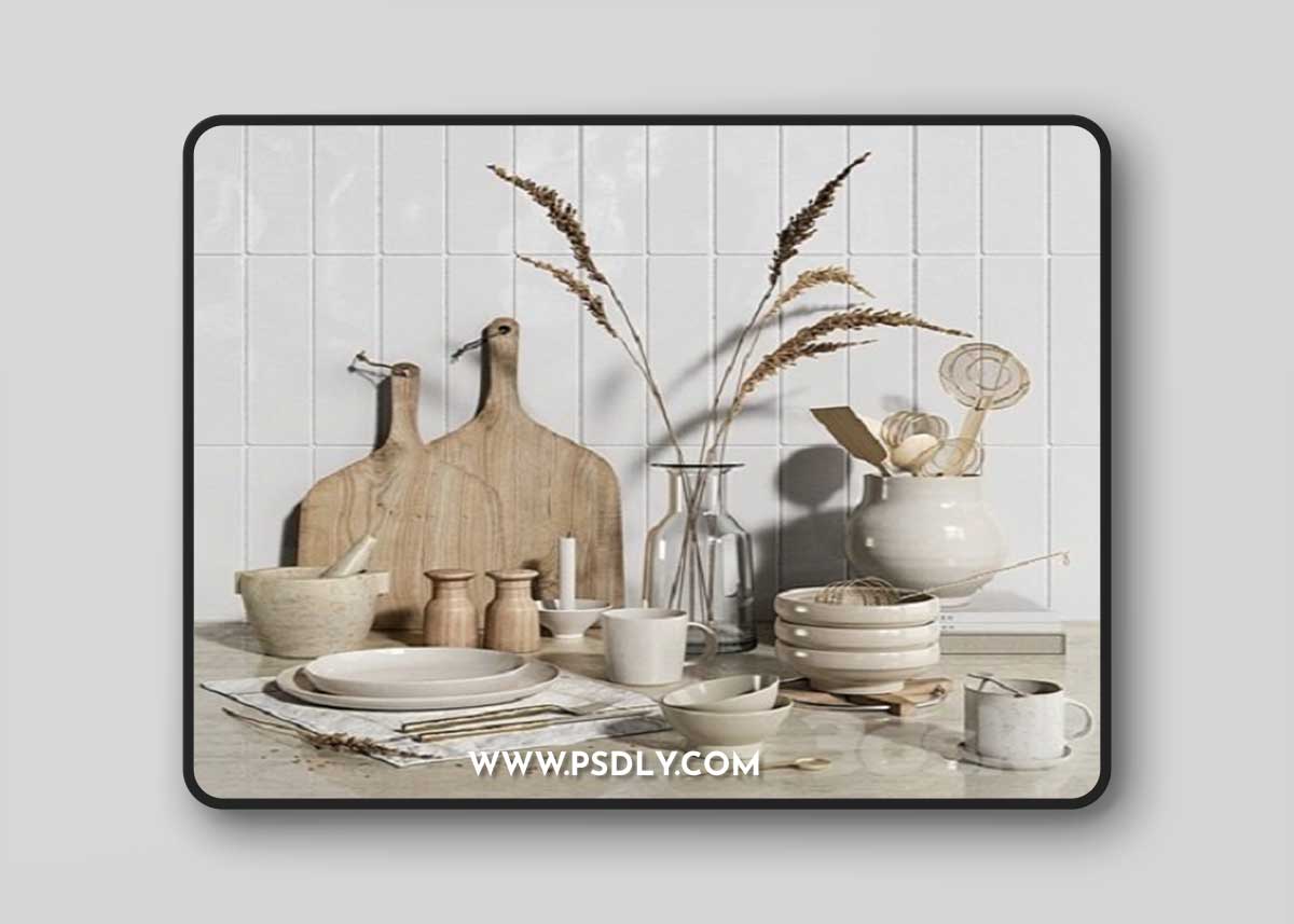 Kitchen Decor 05 3D Model