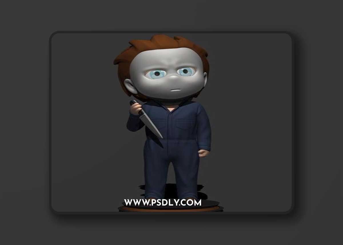 LIttle Big Head - Michael Myers 3D Print