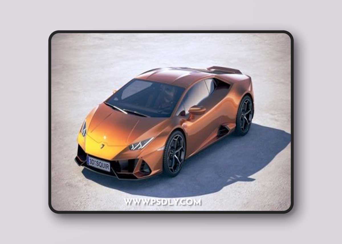 Lamborghini Huracan Evo 2019 3D Model