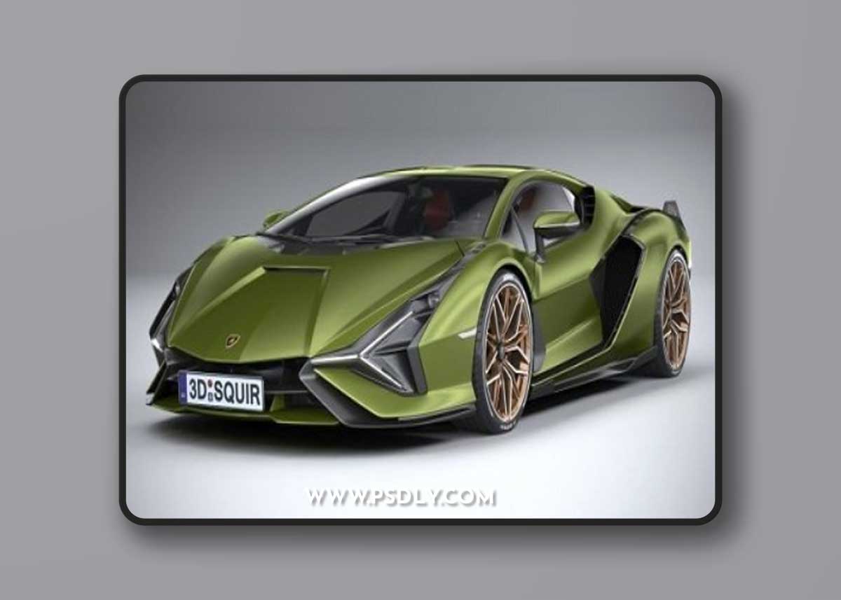Lamborghini Sian 2020 3d model