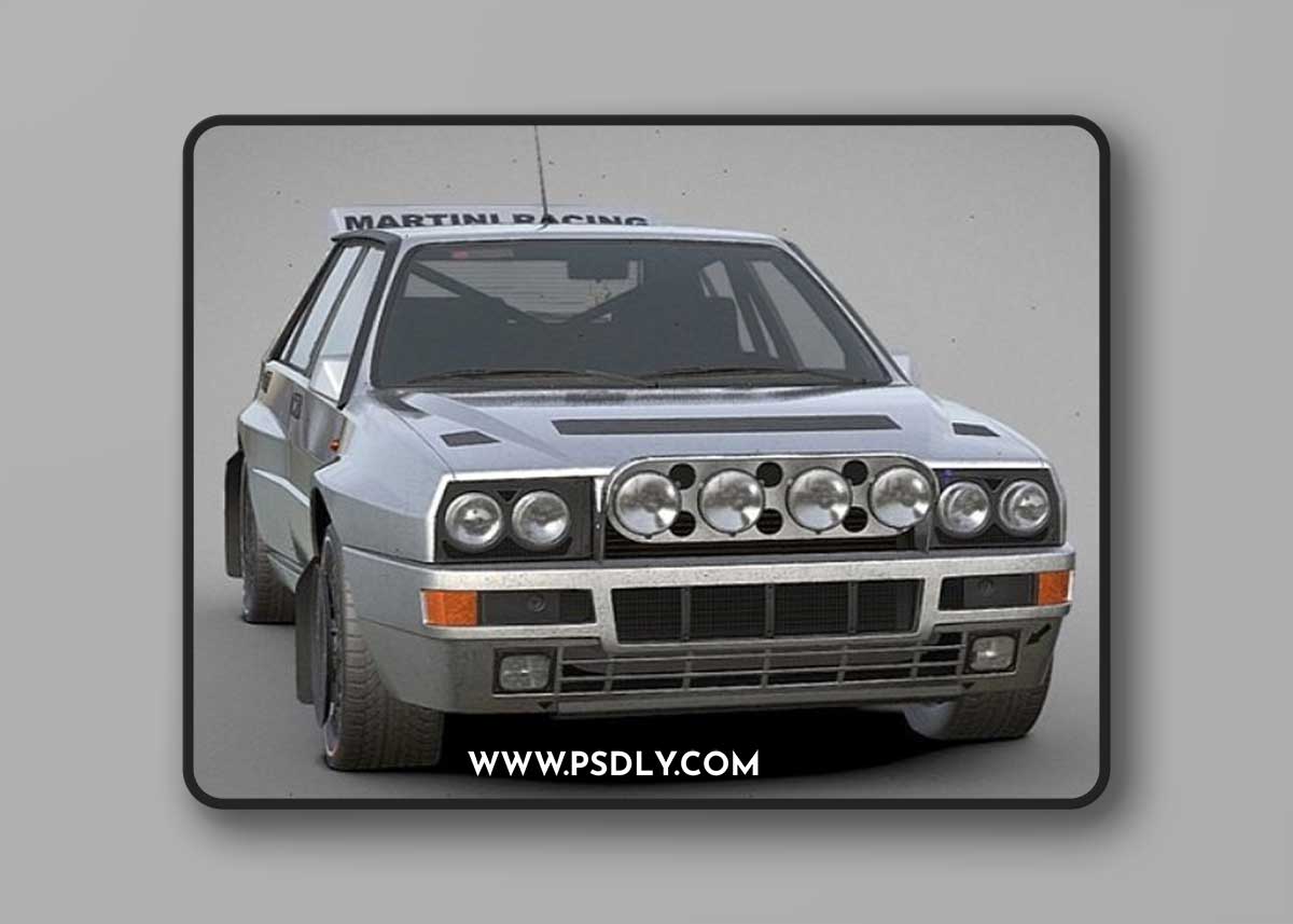 Lancia Delta HF Integrale evo 2 3D Model