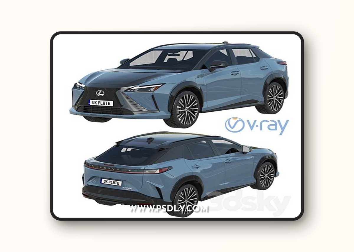 Lexus RZ 450e 2023 3D Model