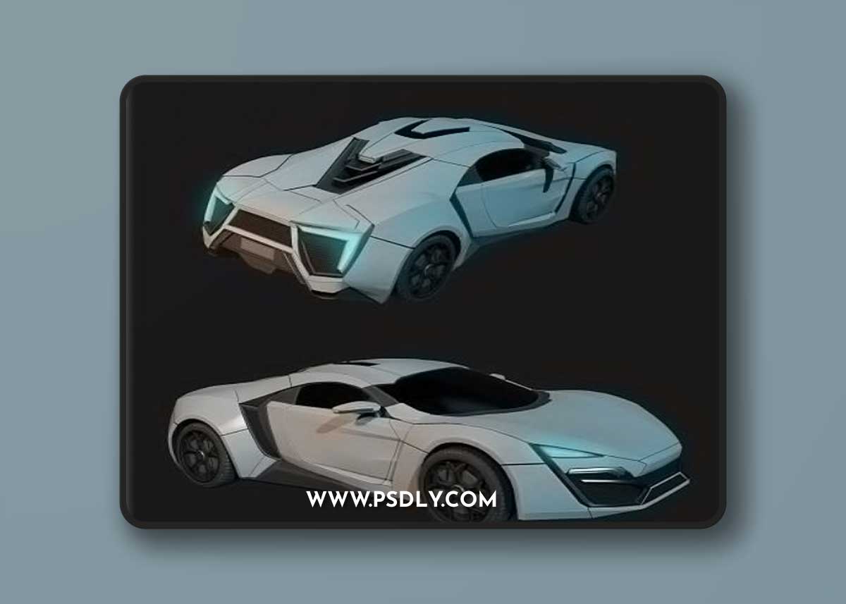 Lykan Hypersport 3D Model