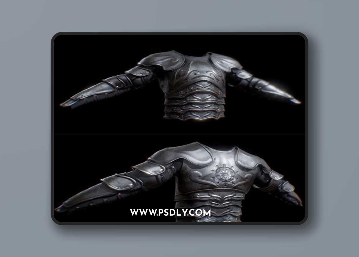 Male Armour- 2 3D Model
