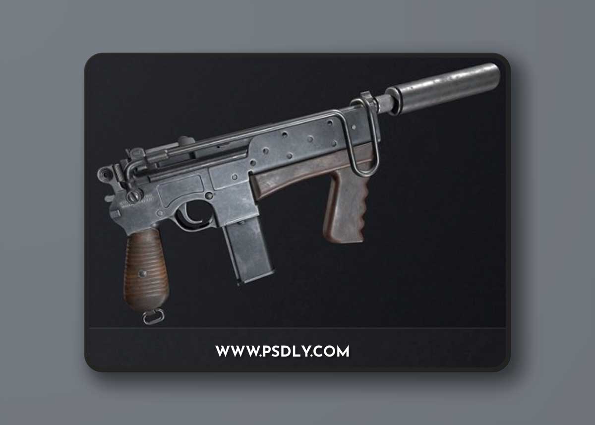 Mauser M712 Assault Carbine 3D Model