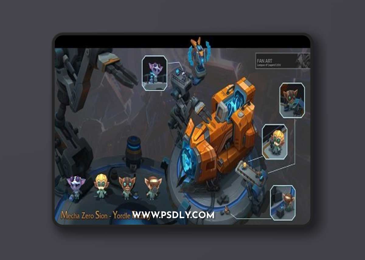 Mecha Sion Yordle Factory 3D Model