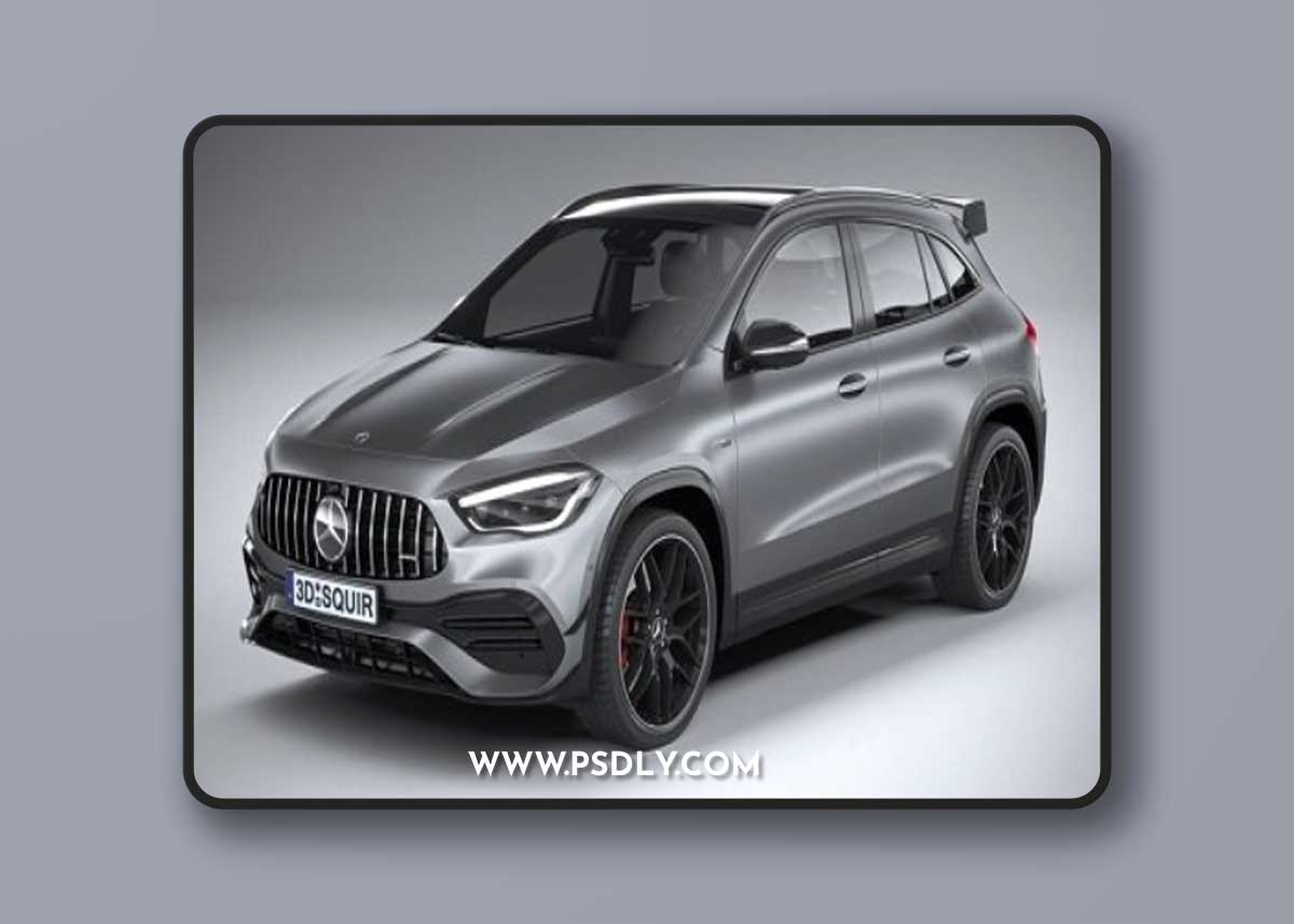 Mercedes-Benz GLA45 S AMG 2021 3D Model