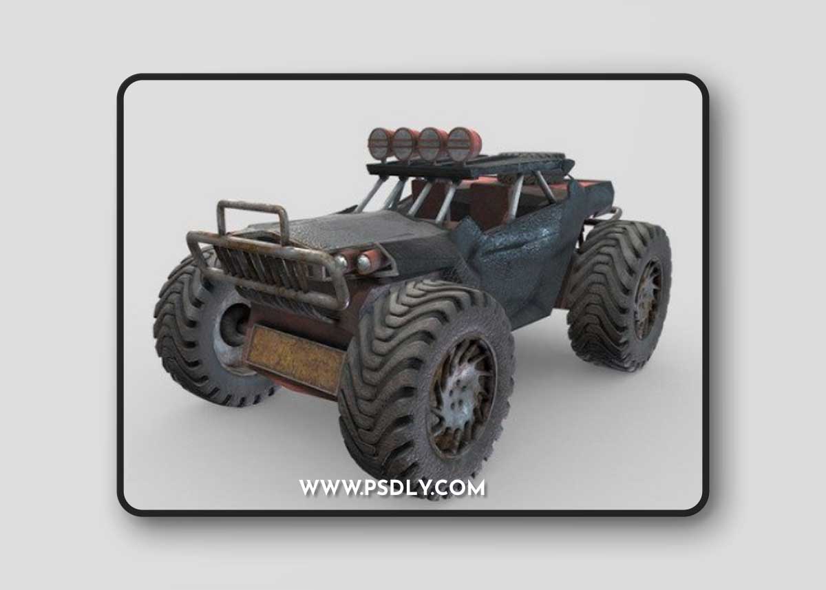 Monster Truck 3D Model 3D Model