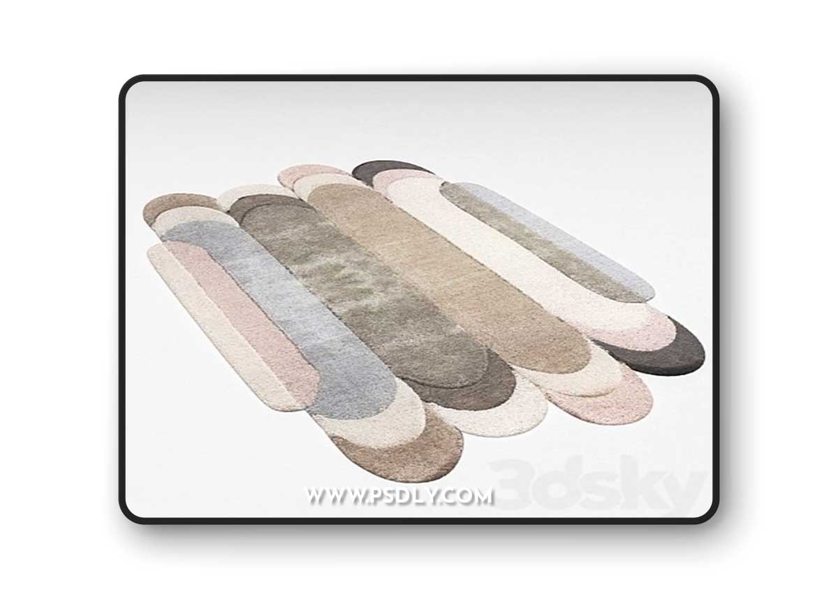 PBteen Popsicle Rug 3D Model