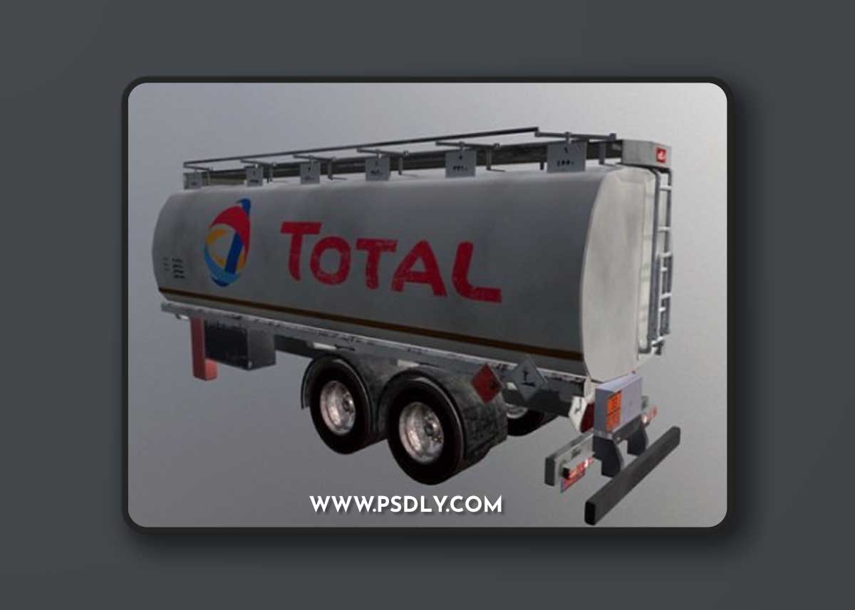 Petrol Tanker 3D Model