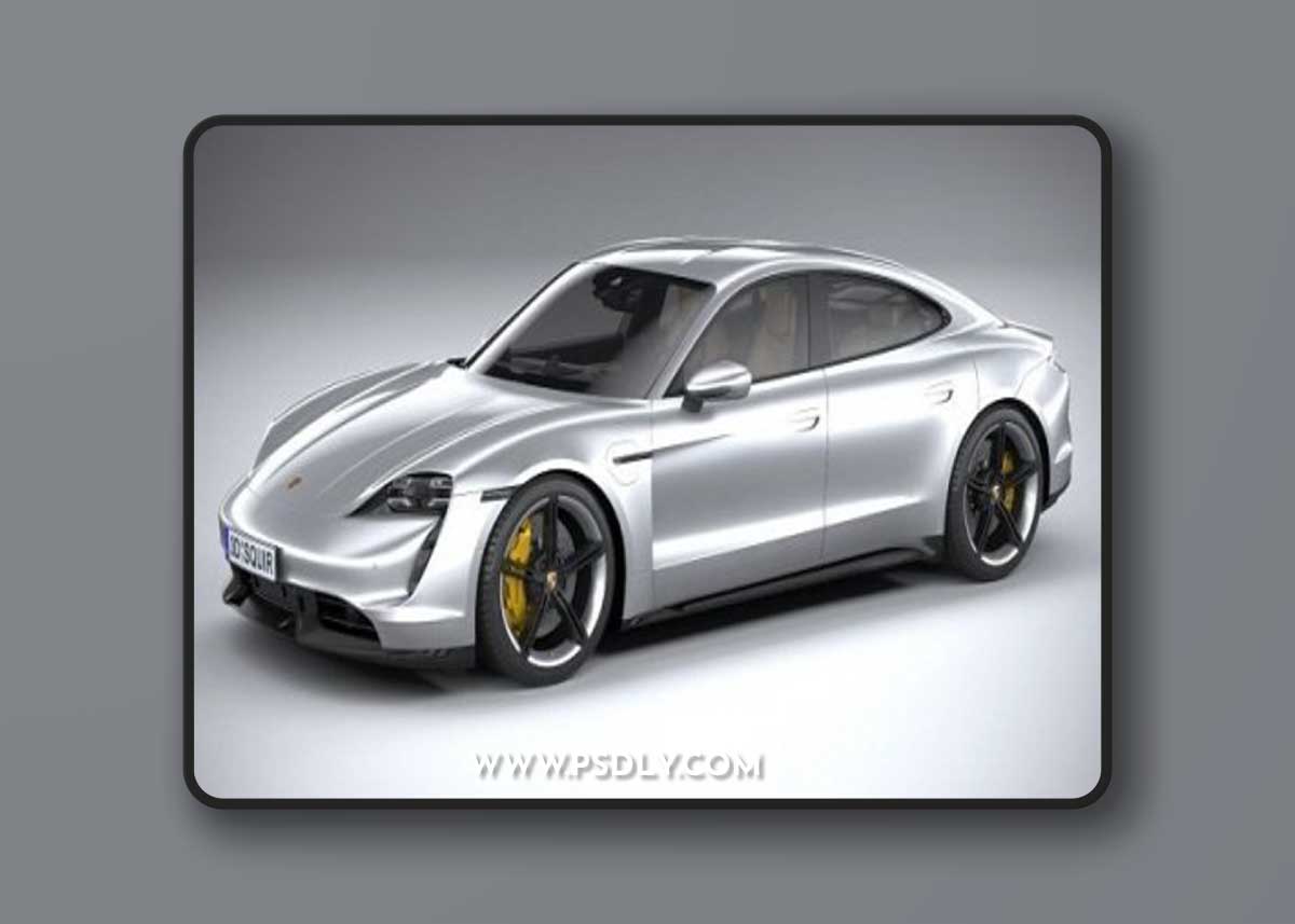 Porsche Taycan 2020 3d model