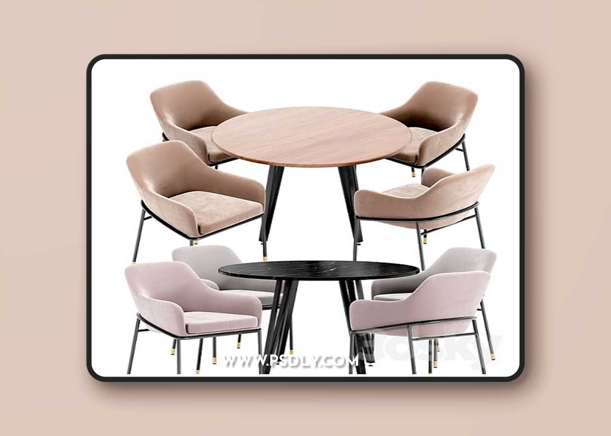 Cafe with pastries and desserts. Coffee house design project. Sweets
