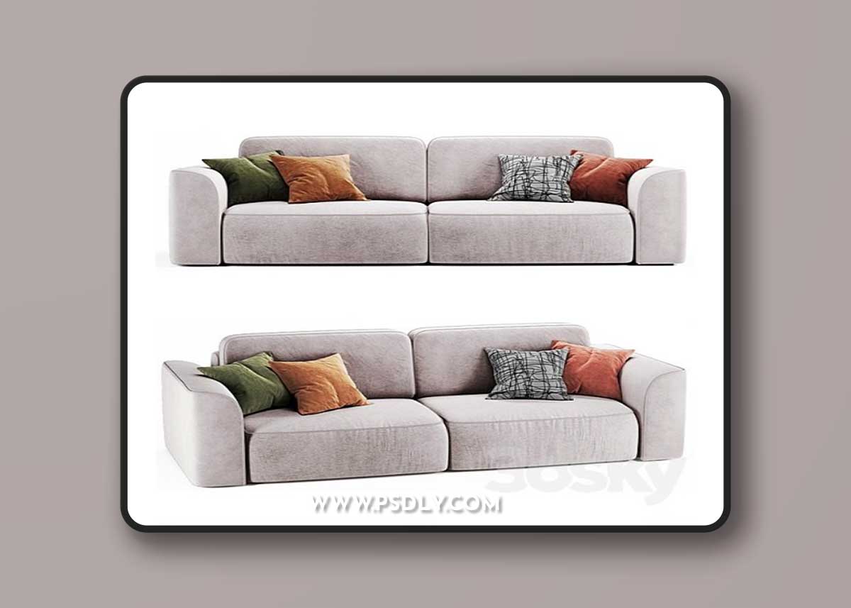 Sofa Space Happy Light 3D Model