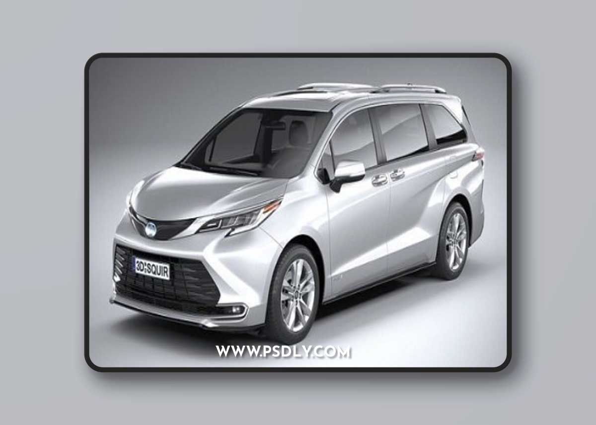 Toyota Sienna 2021 3D Model