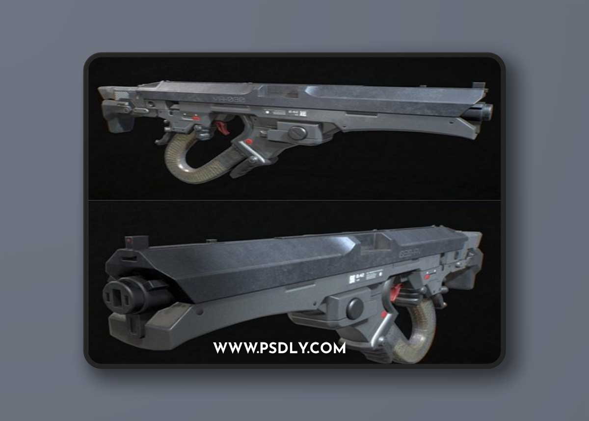 VA-030 Rifle 3D Model