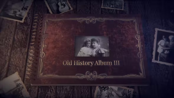 Videohive Old History Photo Album 3 40536202
