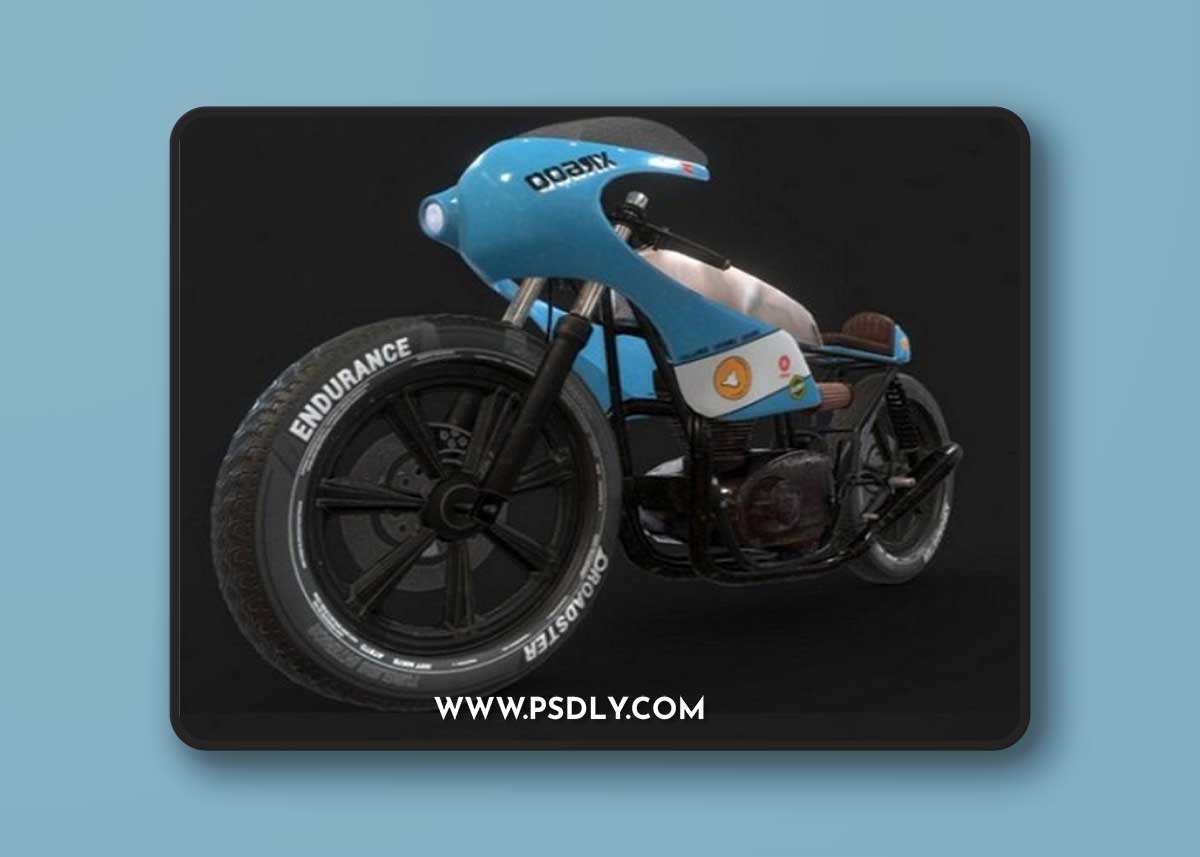 Yamaha XR600 3D Model