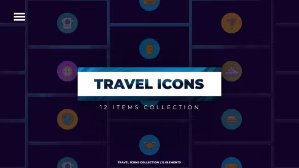 Videohive Travel Icons 41626417
