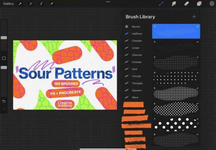 Sour Patterns - 150+ Photoshop Brushes 2 image 225