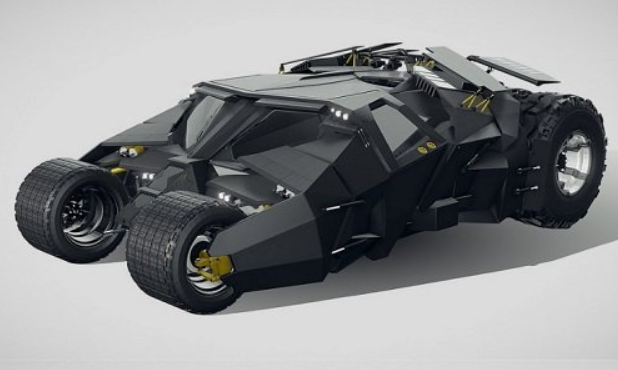 Batmobile 2005 3D Model 3 image 347