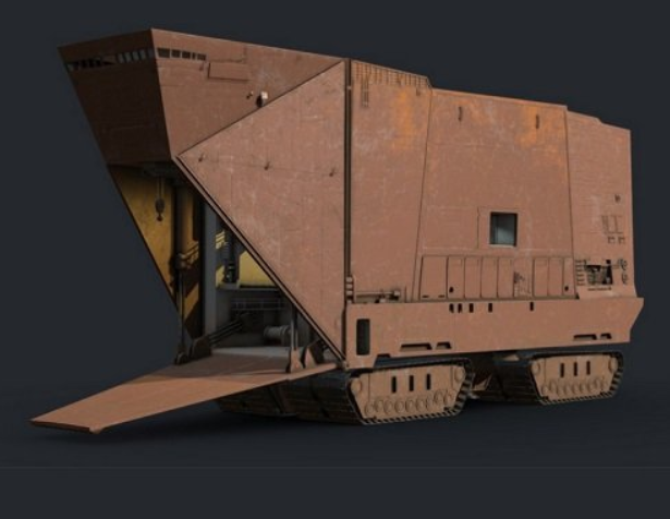 Sandcrawler 3D Model 3 image 356