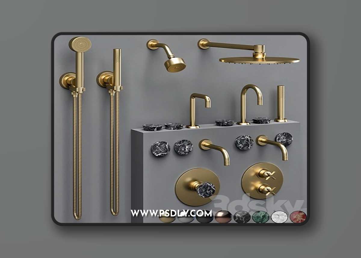 the watermark collection ZEN bathroom faucet set