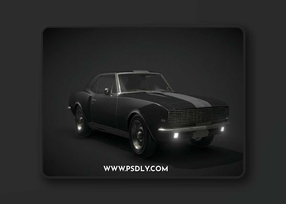 1967 Chevrolet Camaro RS 327 V-8 3D Model
