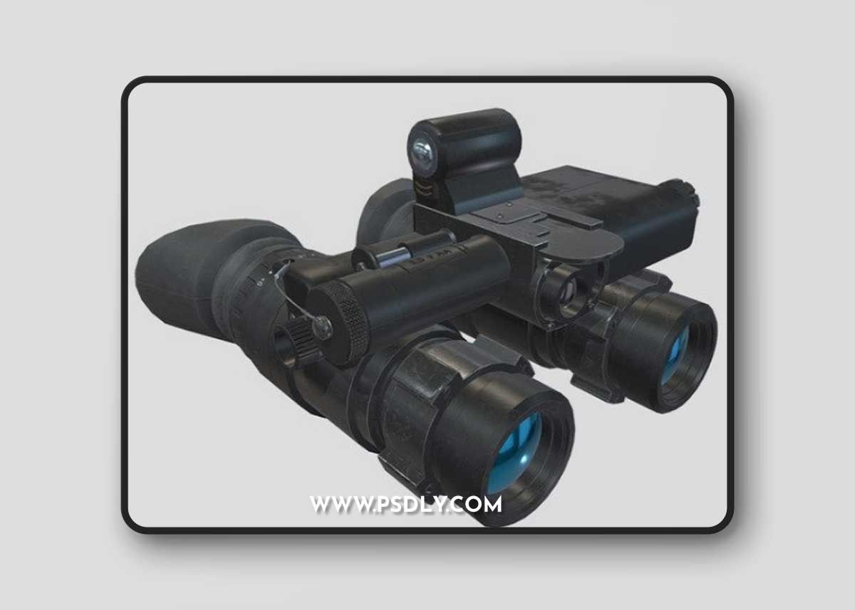 AN-PVS-23 Night vision goggles 3D Model