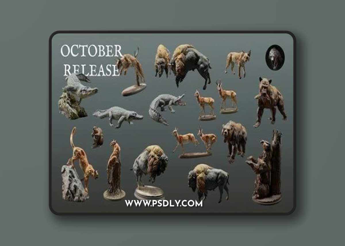 Animal Den Miniature October 2022 – 3D Print