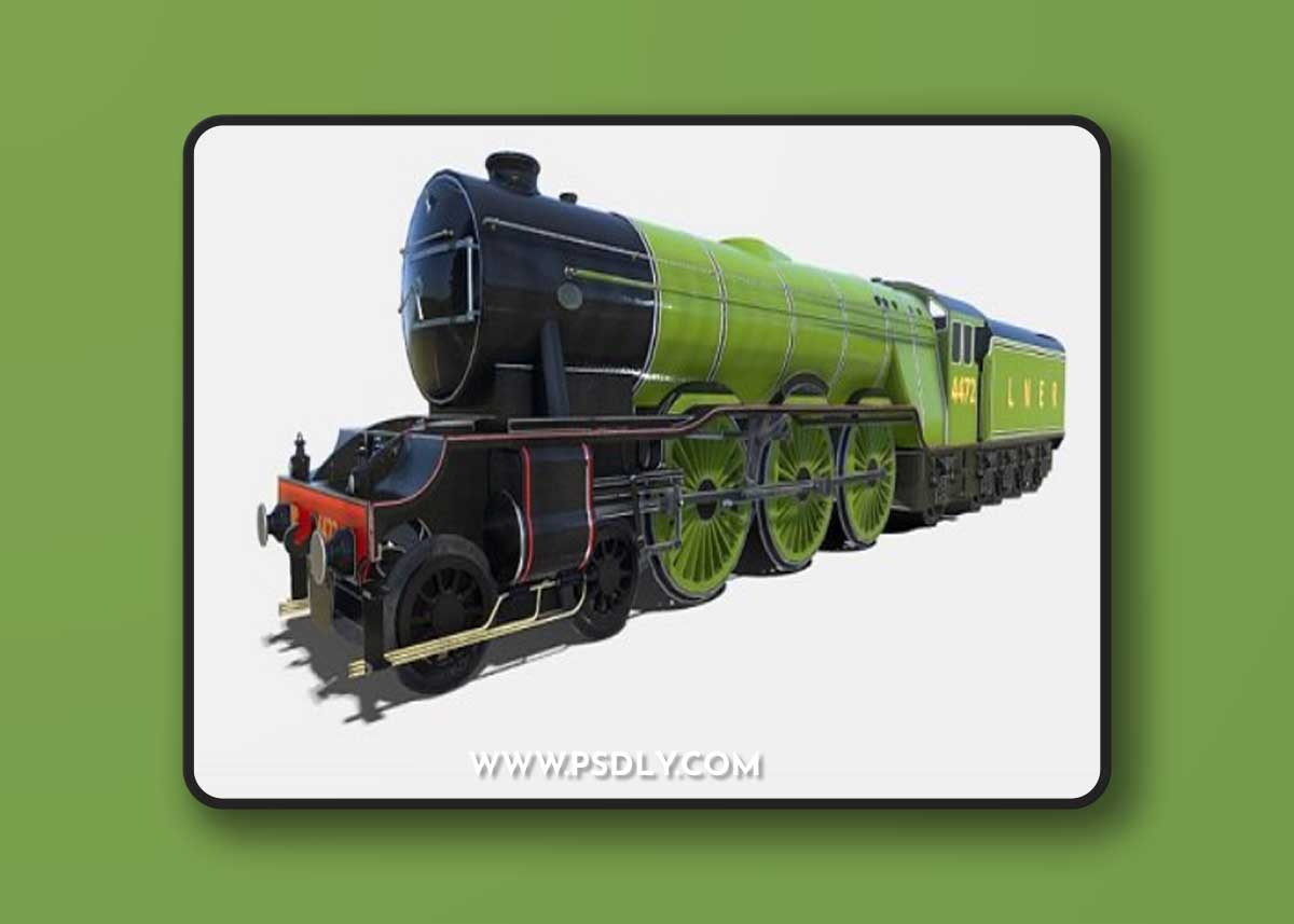 Animated Steam Train