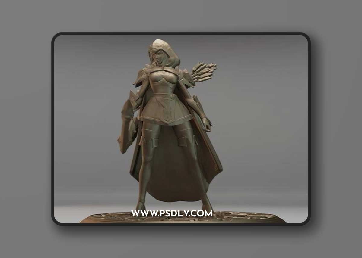 Ashe League of Legends – 3D Print
