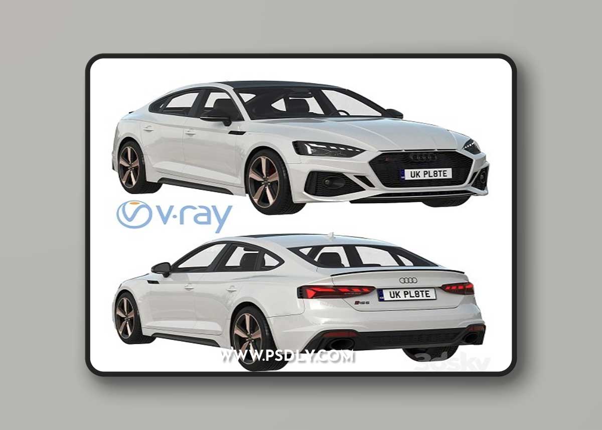 Audi RS5 Sportback 2020 3D Model