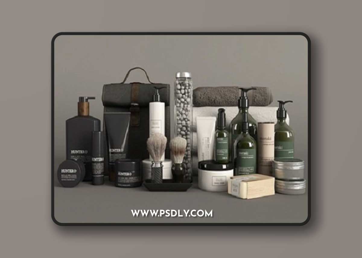 Bathroom decor 3 3D Model