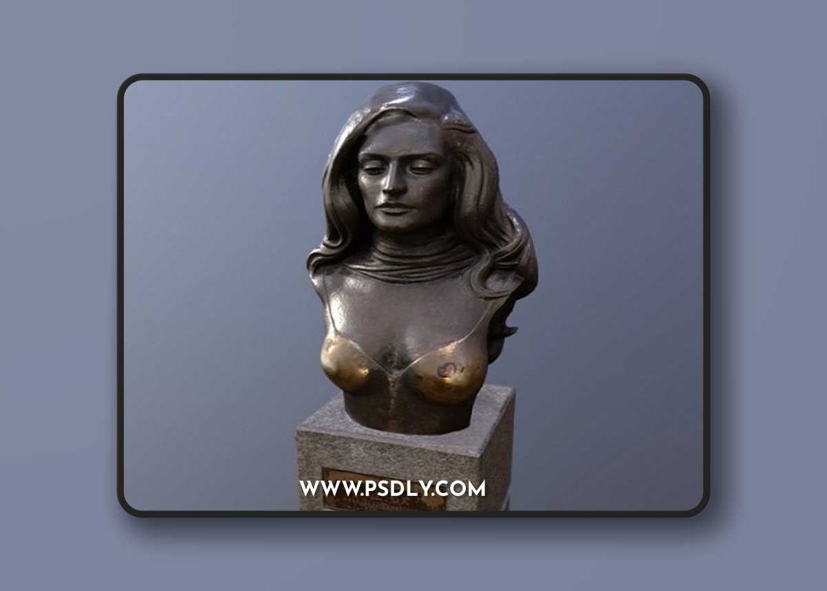 Buste de Dalida 3D Model