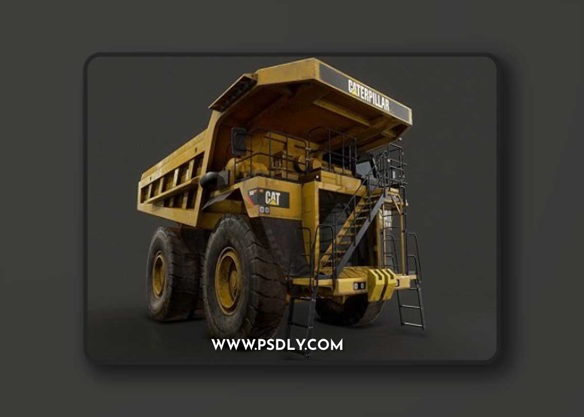 Caterpillar 785D Mining Dump Truck 3D Model