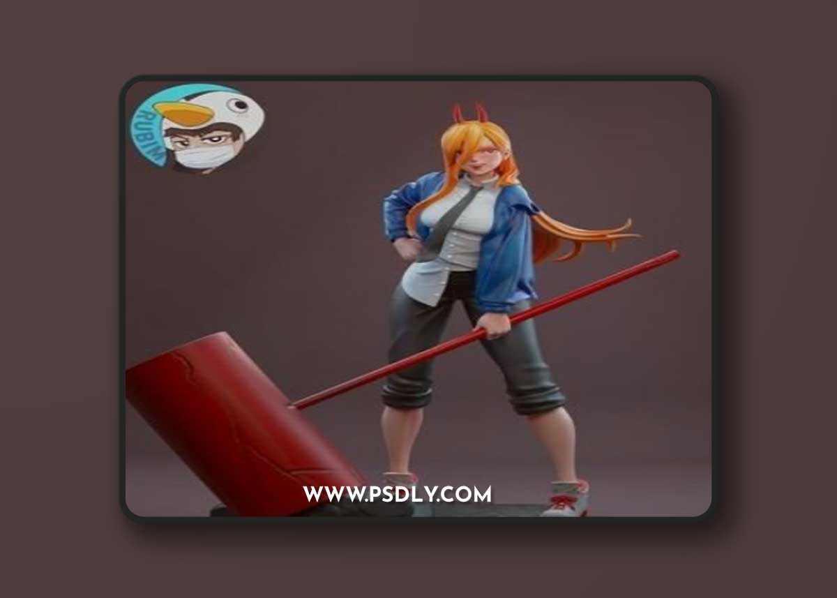 Chainsaw man Power whit Nurse version and Nsfw version – 3D Print