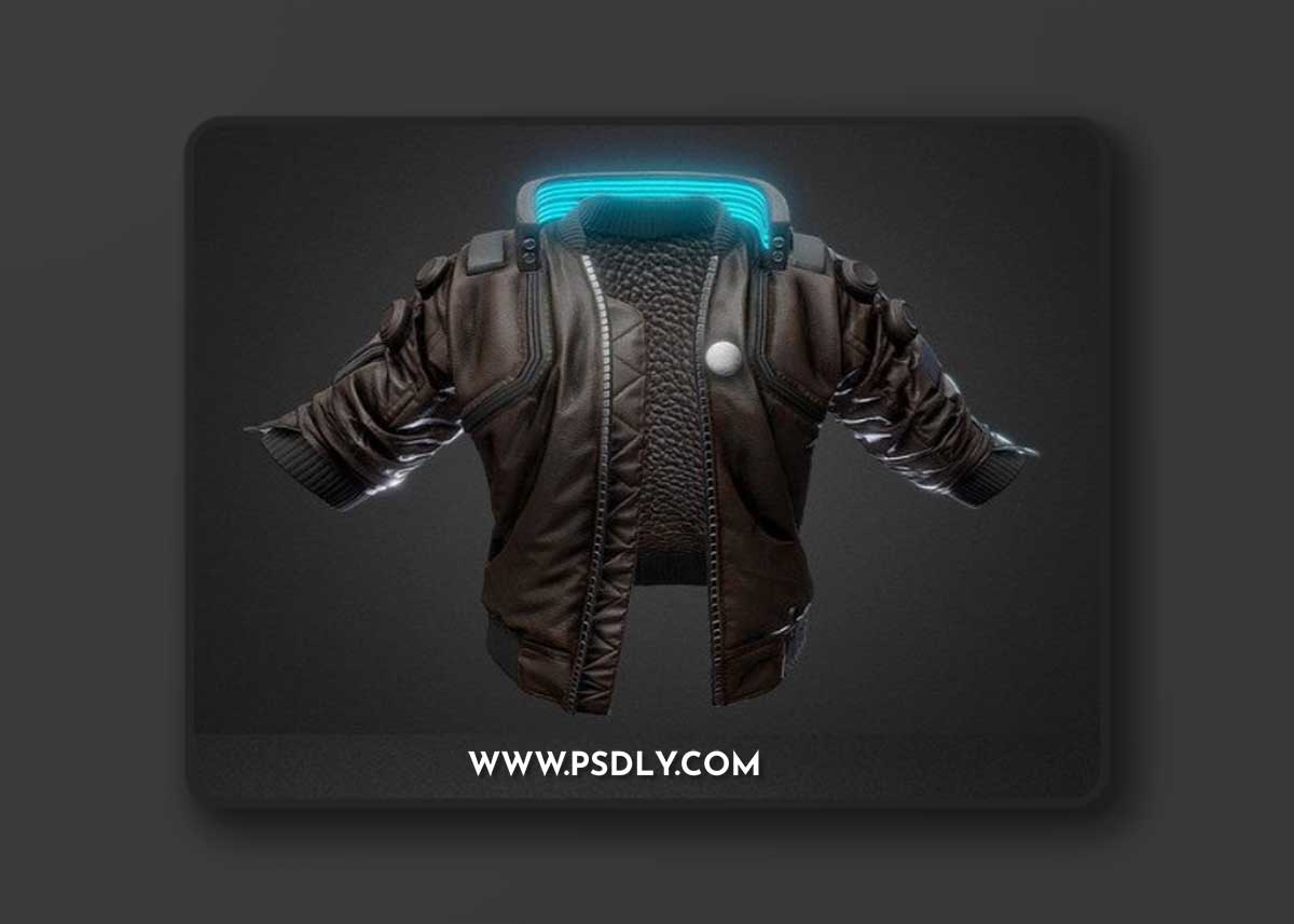 Cyberpunk Jacket 3D Model