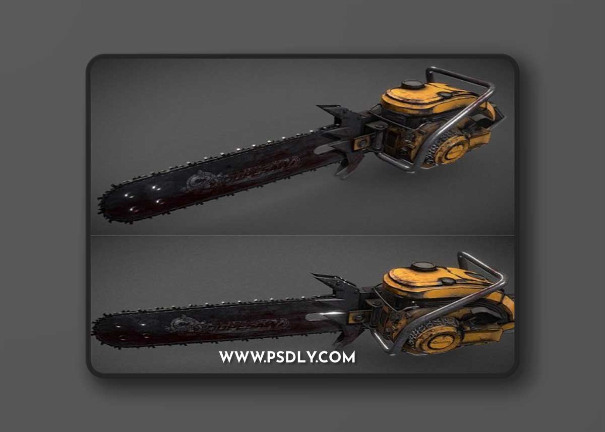Doom Eternal Chainsaw 3D Model