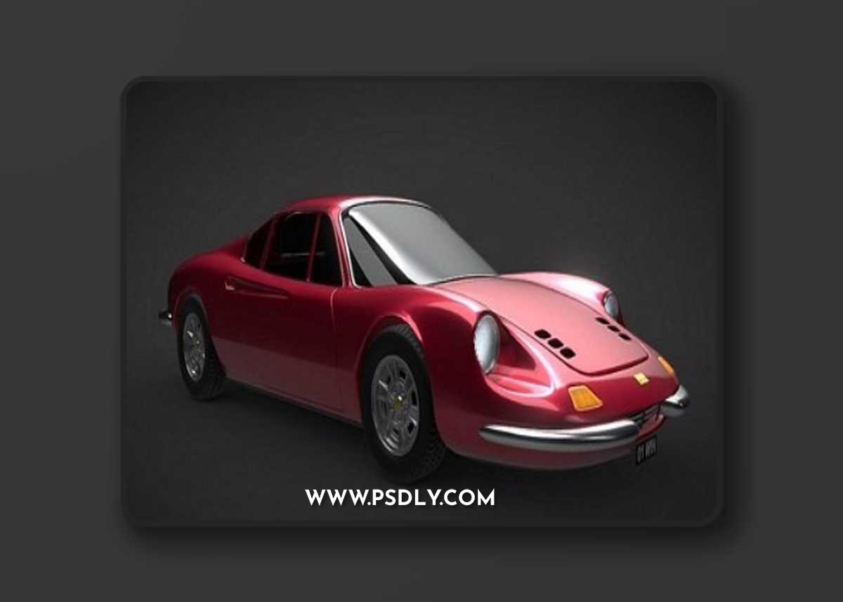 Ferrari Dino 246 3D Model
