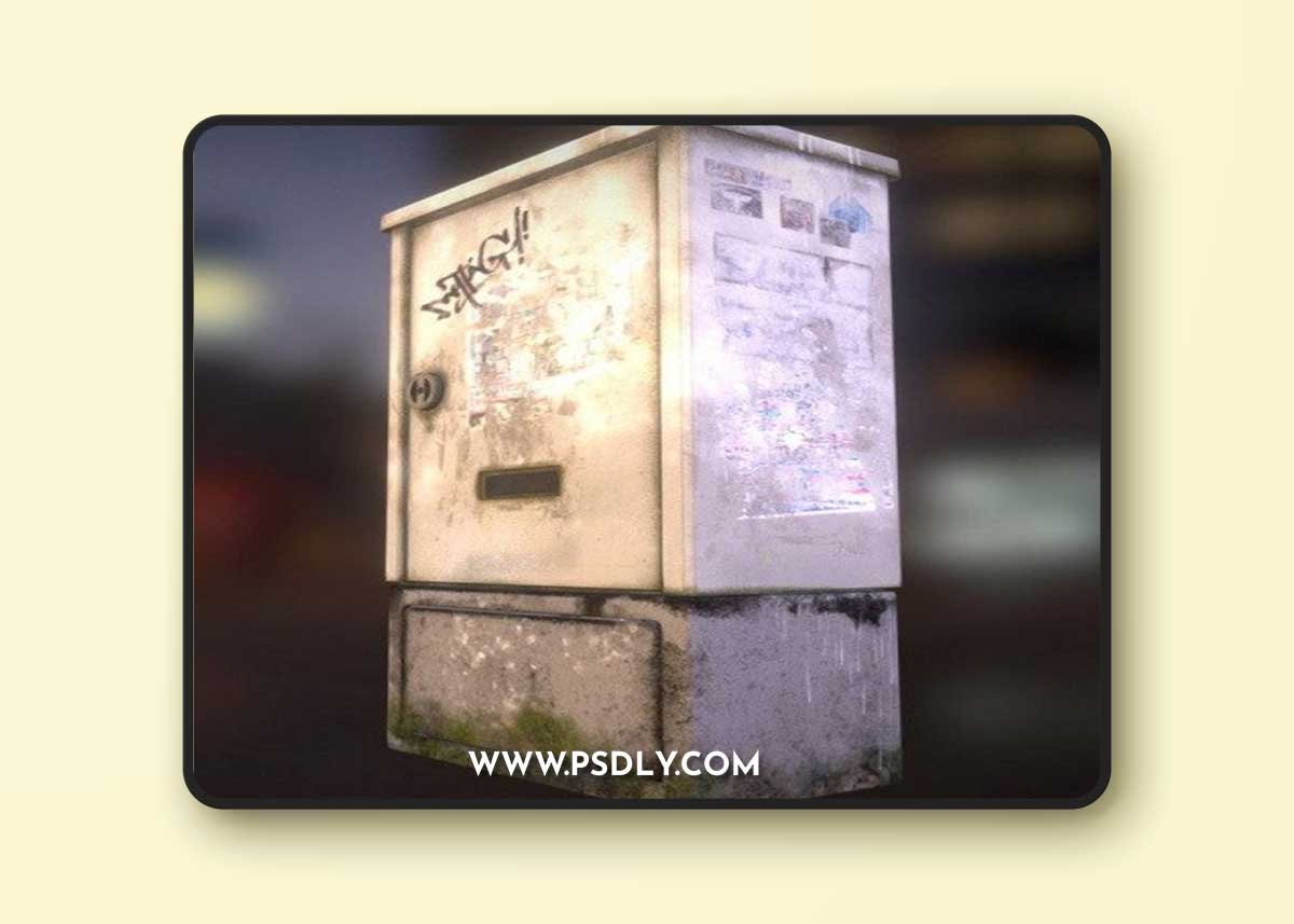 Fuse Box HighPoly 3D Model