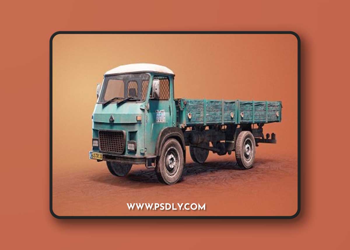 Gameready Truck 3D Model