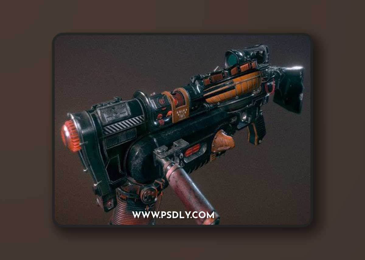 Gun Incinerator Rifle 3D model