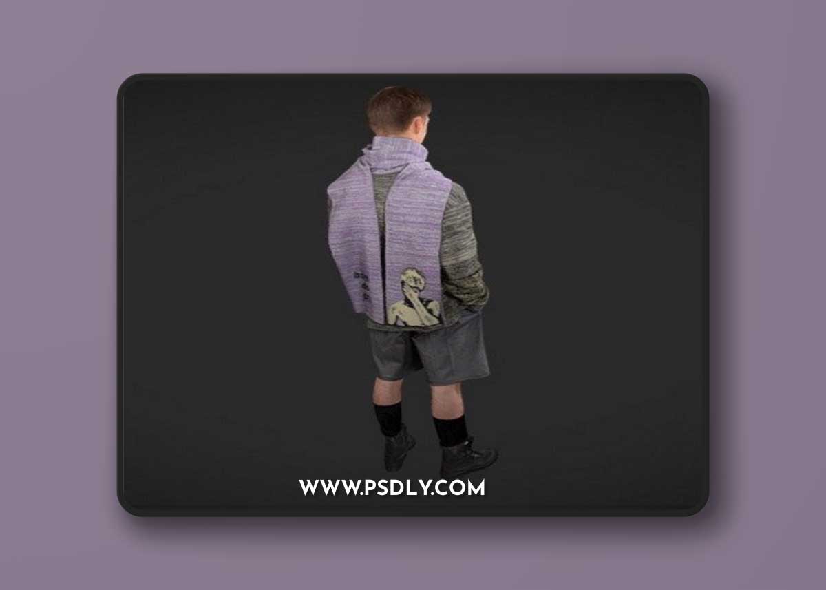 Guy standing 3D Model