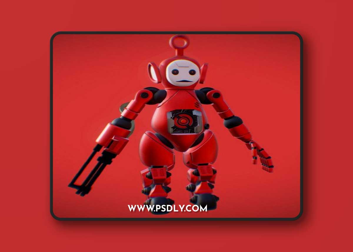Heavy Teletubbies-POPO 3D Model