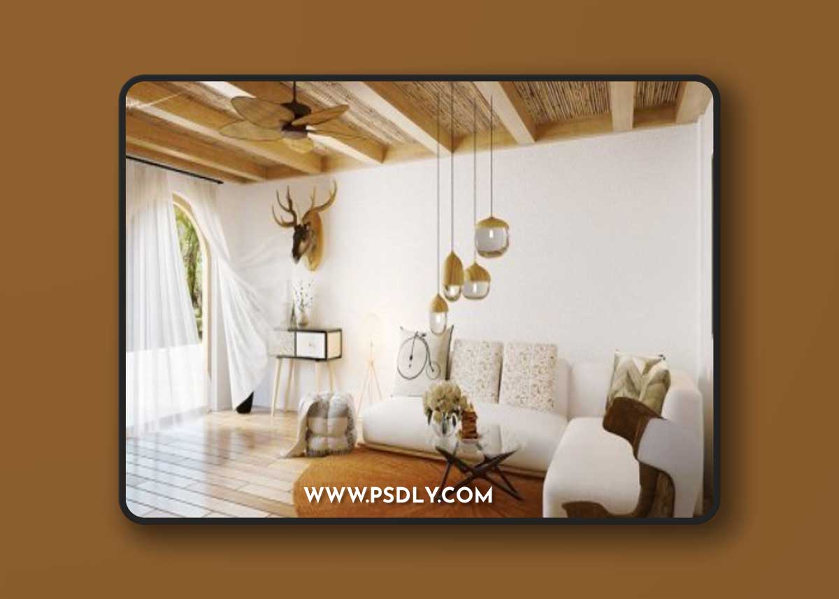 Interior Scene Sketchup By NguyenDinhQuoc