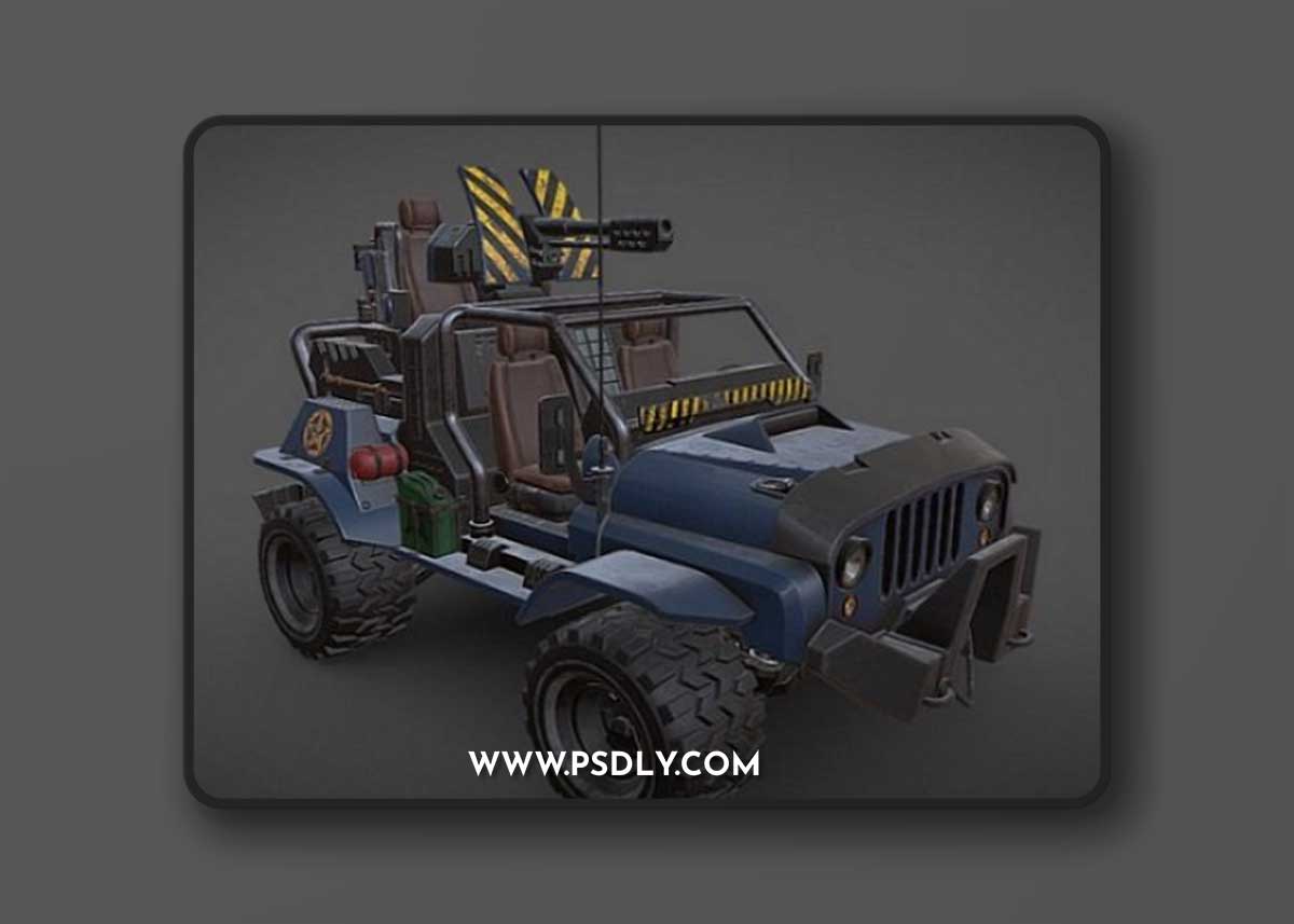 Jeep Game 3D Model