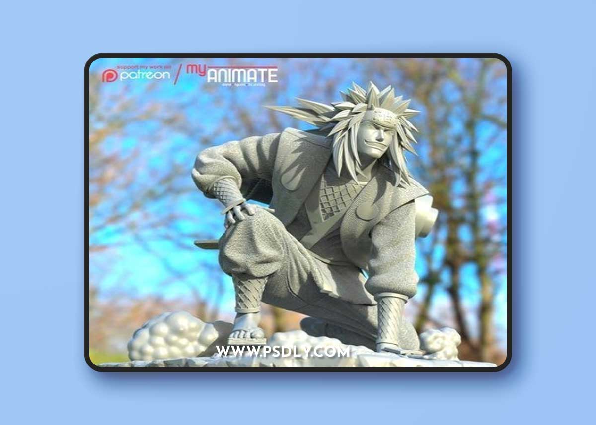 Jiraiya my Animate hero – 3D Print