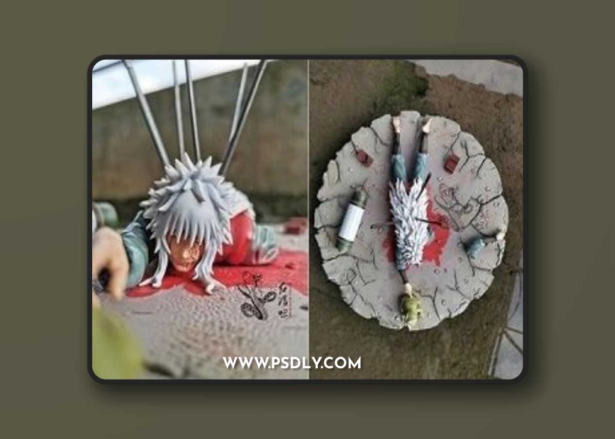 Jirayas Dead Scene Naruto – 3D Print