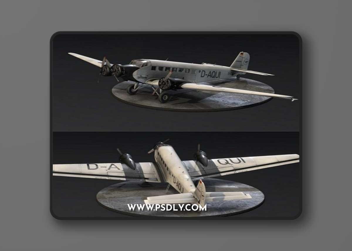 Junkers JU 52/3m 3D Model