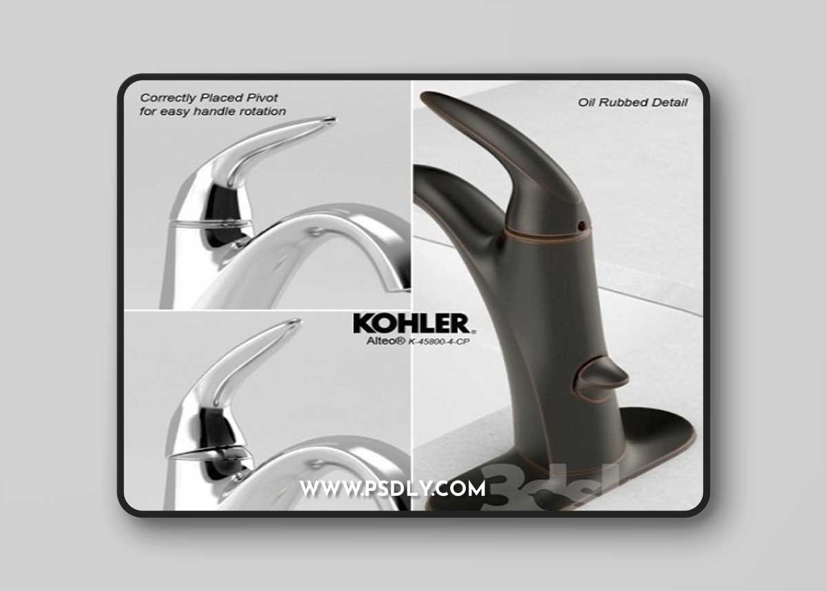 KOHLER Alteo Single-Handle 3D Model